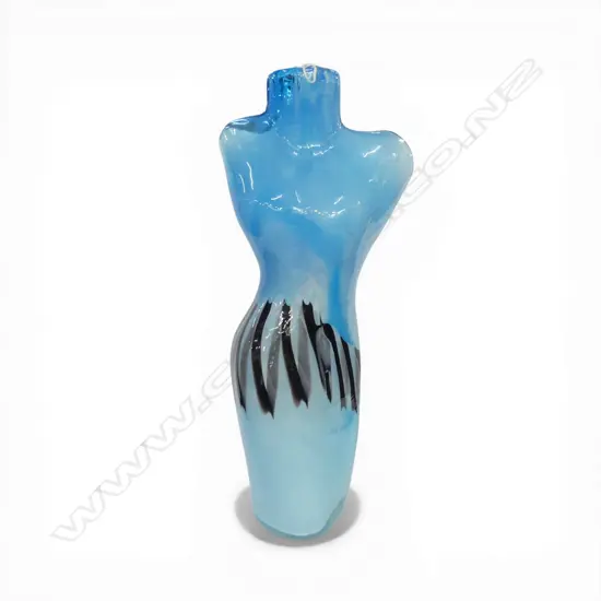  ART GLASS FEMALE FORM VASE H.430mm