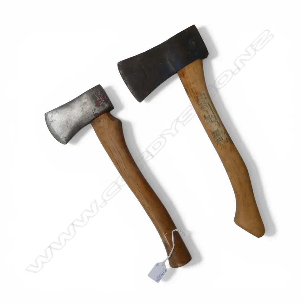 2 SCOUT AXES; ELWELL 1 1/4, HB HULTS BRUK 1 1/2 SWEDEN L.390mm Image 1++