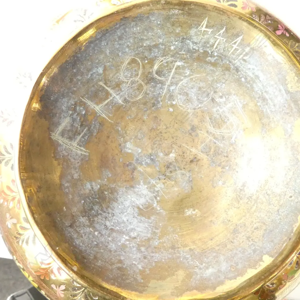 4 BRASS VASES H.310mm Image 1++