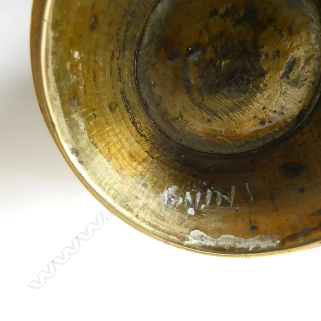 4 BRASS VASES H.310mm Image 1++