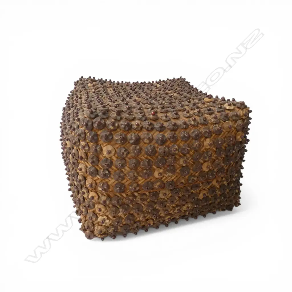 INDONESIAN WOVEN STORAGE CONTAINER 220x220x150mm Image 1++