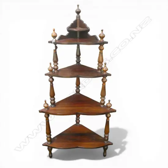 MAHOGANY 4 TIER WHAT NOT H.1200mm
