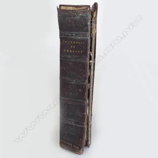 17thC BOOK; JUVENALIS ET PERSIUS' BY CORNELIS SCHREVEL 1658 some damage