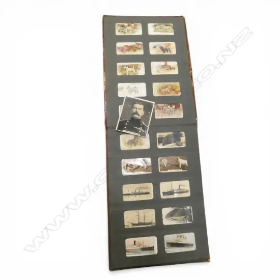 1927 CIGARETTE CARD ALBUM inclds interesting Maori images