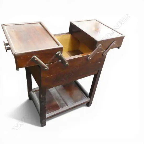 SEWING BOX with contents 420x180x565mm