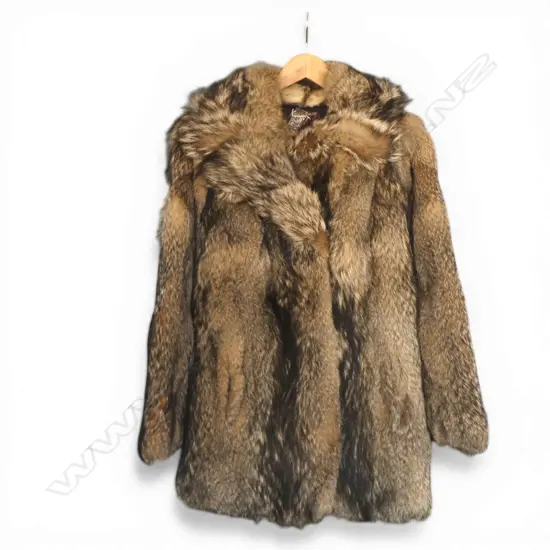 WOLF FUR COAT