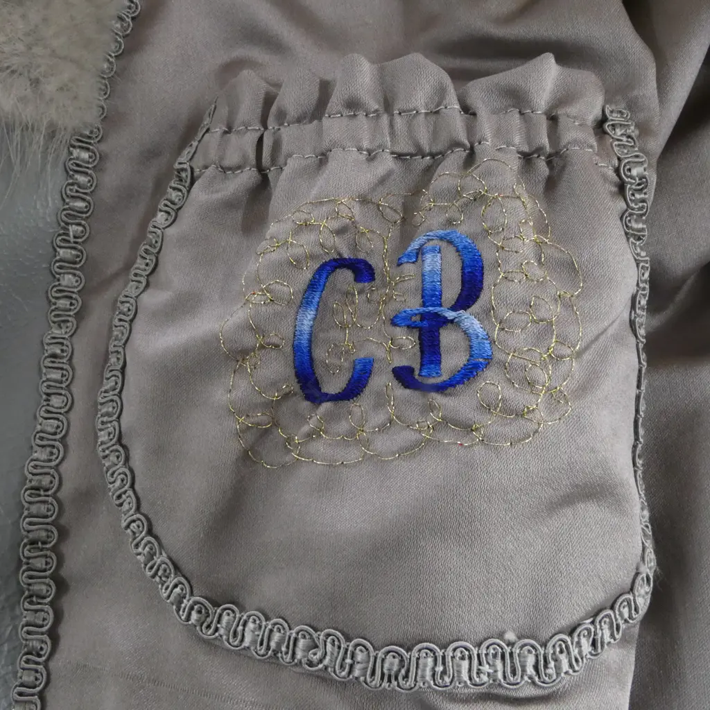 GREY MINK FUR & SNAKESKIN JACKET Image 1++