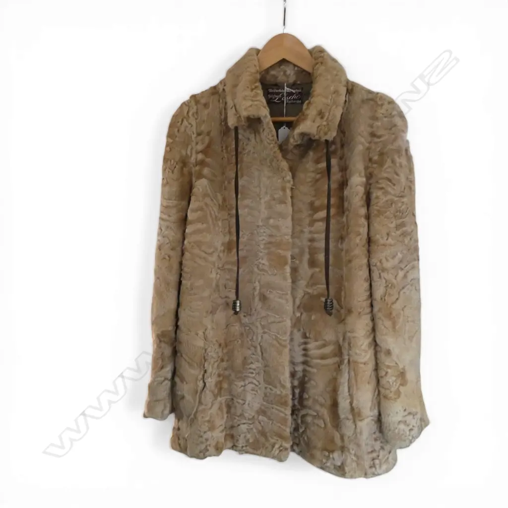 BROWN ASTRAKHAN JACKET Image 1++