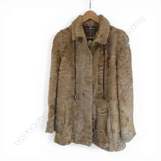 BROWN ASTRAKHAN JACKET