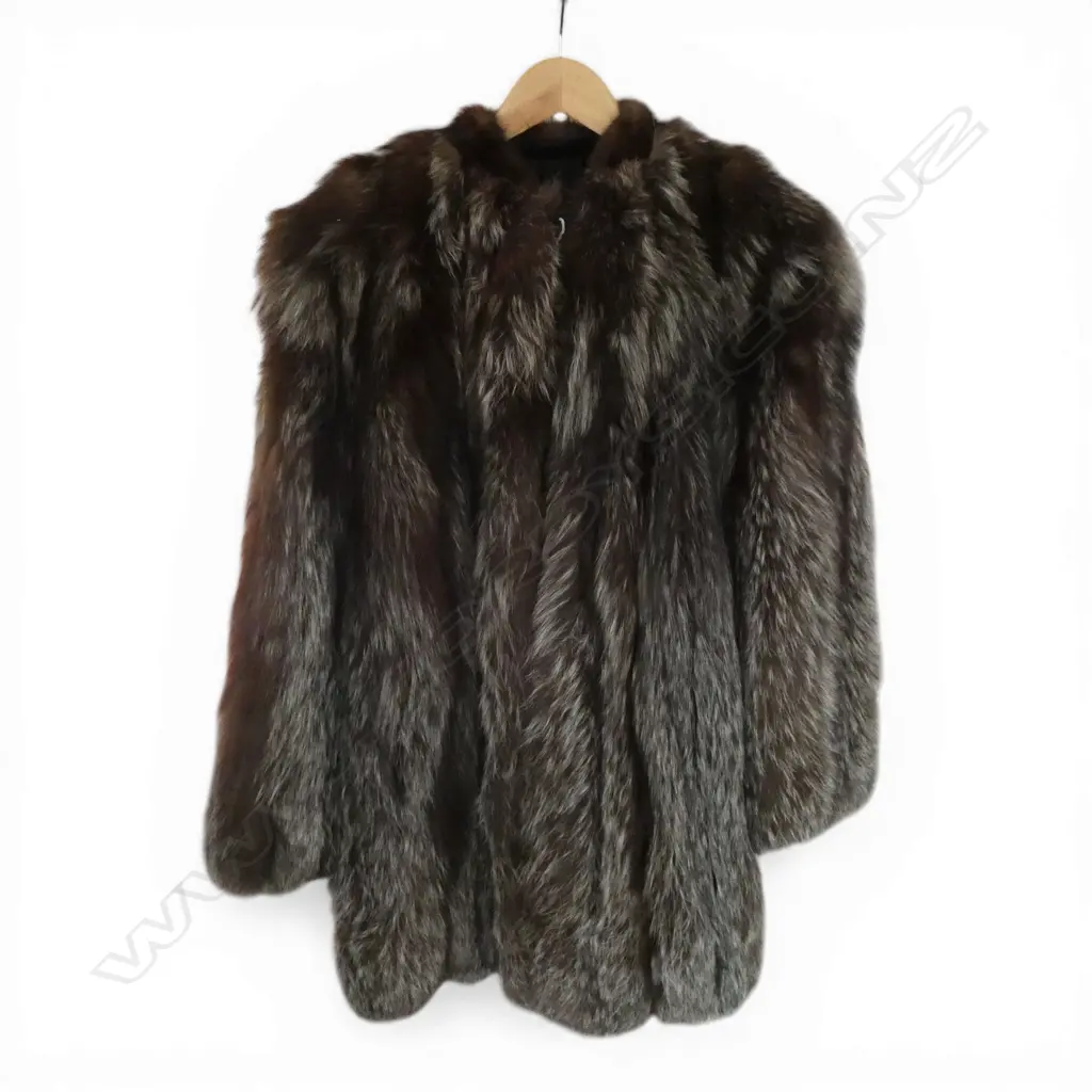 SILVER FOX FUR JACKET Image 1++