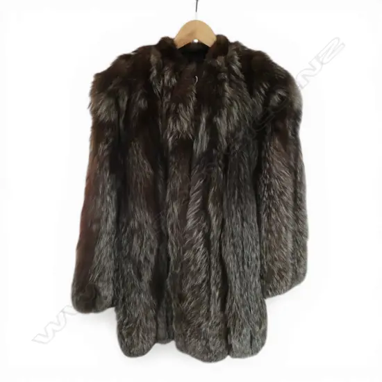 SILVER FOX FUR JACKET