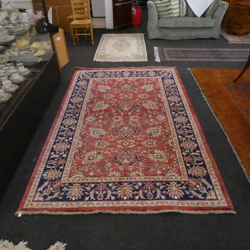 HAND KNOTTED WOOL PILE RUG 2650x1770mm Image 1++