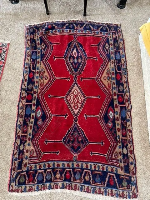 IRANIAN TRIBAL LURI RUG hand knotted wool pile rug 1850x1100mm Image 1++