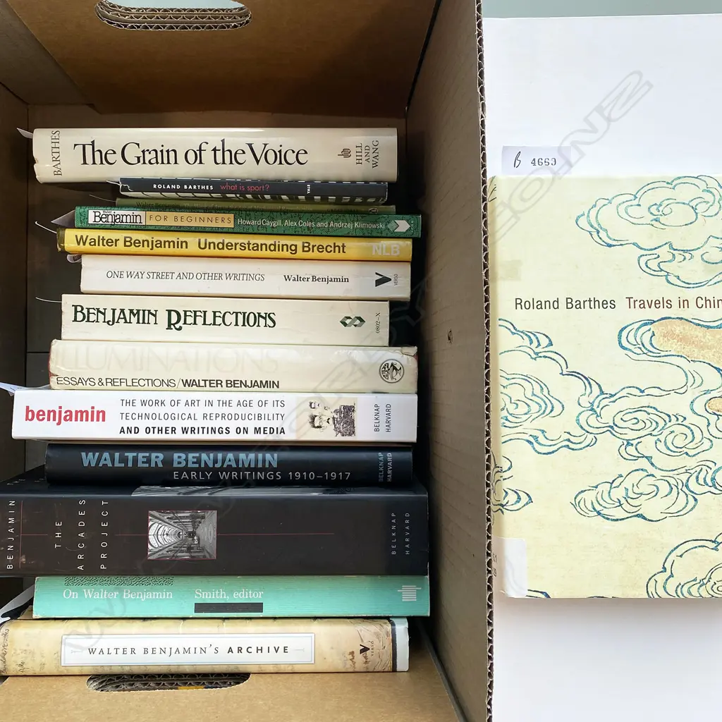 ROLAND BARTHES X 3 VOLS, WALTER BENJAMIN X 11 VOLS Image 1++