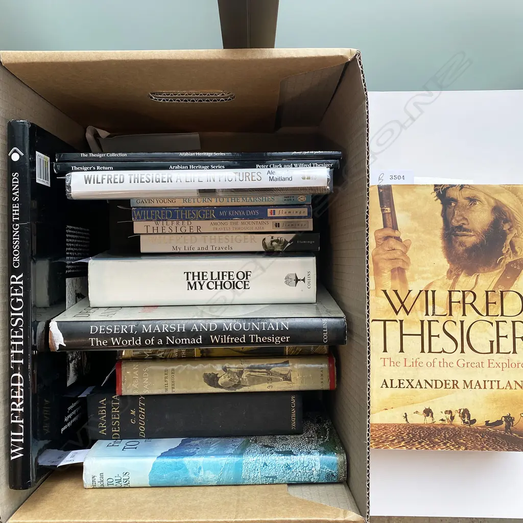 VARIOUS BOOKS RELATING MOSTLY TO WILFRED THESIGER (15 VOLS):  Image 1++