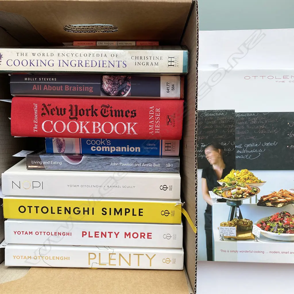 COOKERY BOOKS, 10 VOLS: YOTAM OTTOLENGHI, THE COOKBOOK, PLENTY, PLENTY MORE... Image 1++