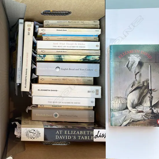 ELIZABETH DAVID CLASSICS. 19 VOLS (MOSTLY PAPERBACKS)