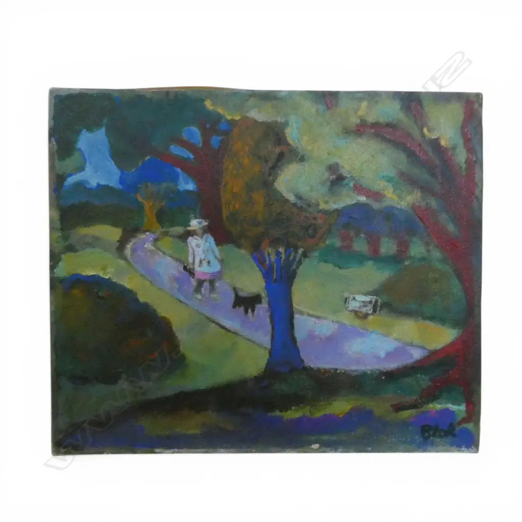 PAM BLOK 'THE CUPCAKE' ACRYLIC ON CANVAS, 2007 270x325mm Image 1++