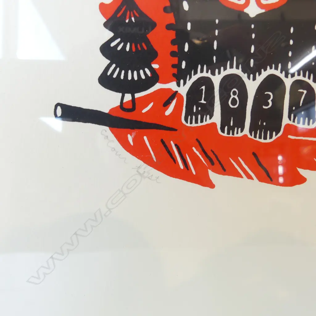 JACOB ROLFE, SIGNED 2010 LIMITED EDITION SCREEN PRINT " ENTER THE POSSUM", 450 X 330MM Image 1++