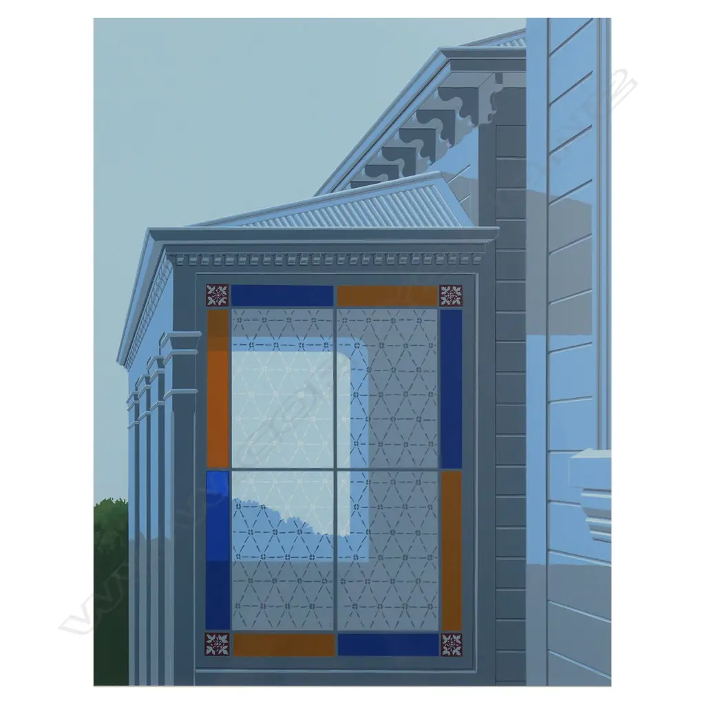 PETER SIDDELL (1935-2011), WINDOW, SCREENPRINT ON PAPER 91/150, SIGNED & DATED 1982, 550x420mm Image 1++
