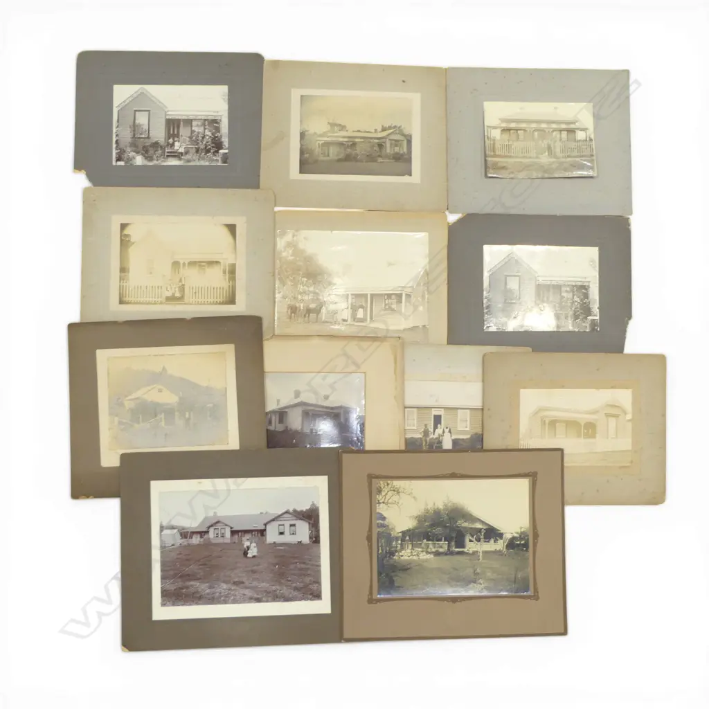 ASST. HOUSE PHOTOS C.1900 Image 1++