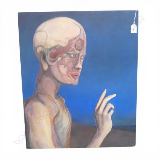 KYLE SATTLER 'TERRESTRIAL BEING' ACRYLIC ON CANVAS, 2011 600x500mm