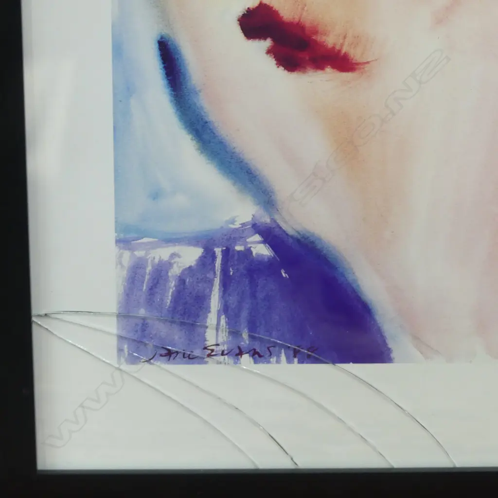 SIGNED JANE EVANS PRINT 335x215mm Image 1++