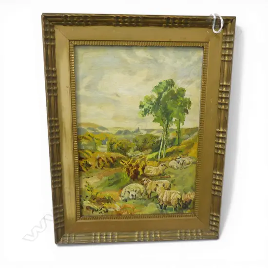 FRAMED OIL ON BOARD (1930) 240x160mm