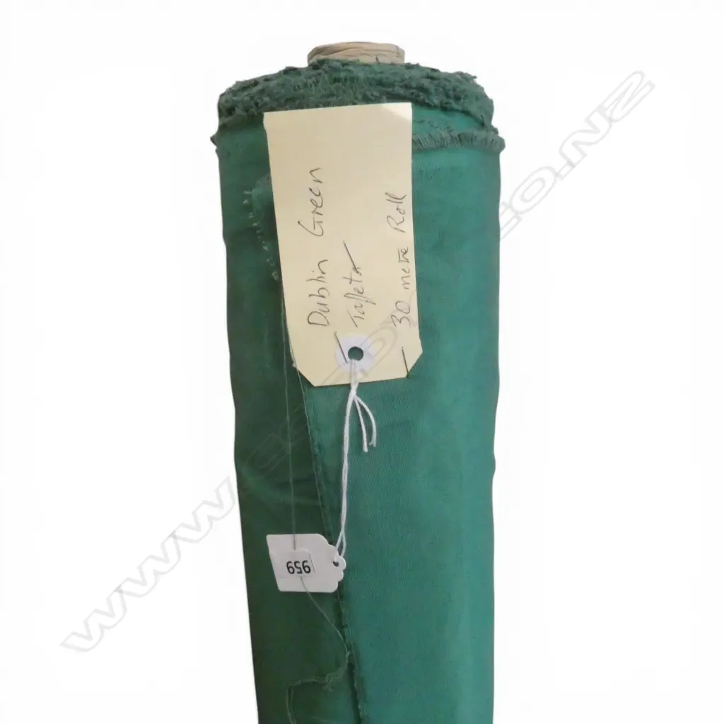 FABRIC BOLT; DUBLIN GREEN, TAFFETA, 30M ROLL Image 1++