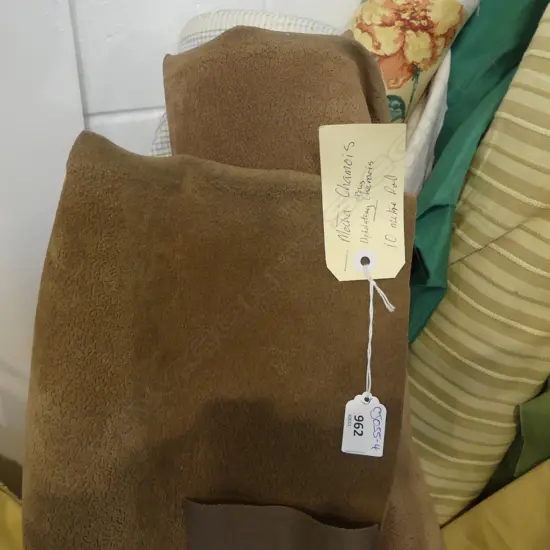 FABRIC BOLT; MOCHA, CHAMOIS UPHOLSTERY, 10M ROLL