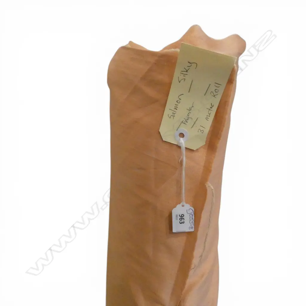 FABRIC BOLT; SALMON, POLYESTER, 31M ROLL  Image 1++