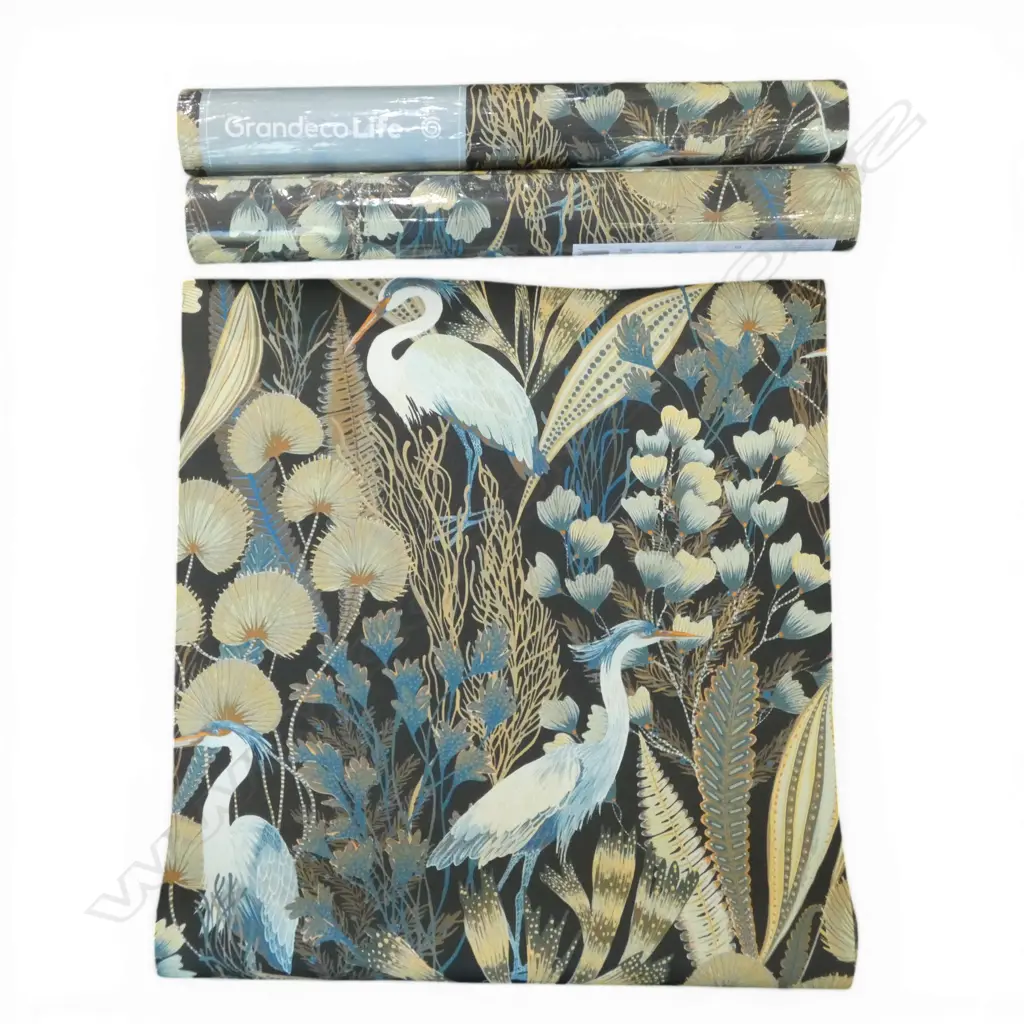 3 ROLLS WALLPAPER - GRANDECO LIFE 'CIARA' 2 FULL + 1 PARTIAL Image 1++