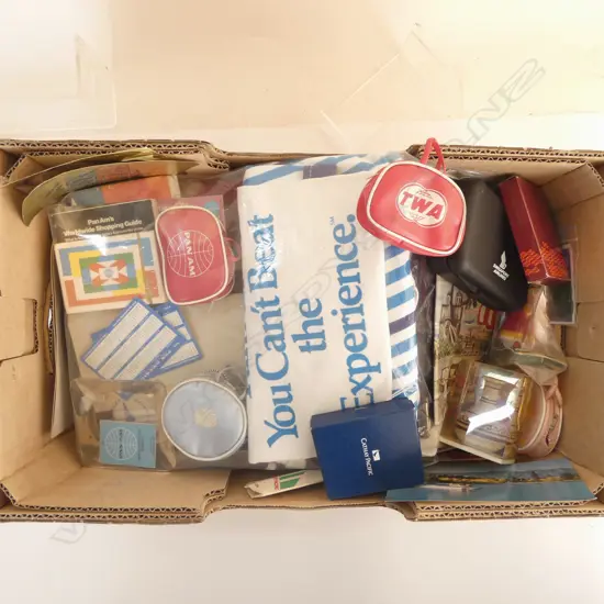 ASST. AIRLINE PARAPHENALIA  INCLDS LRG PAN AM AIRLINES COLLECTION