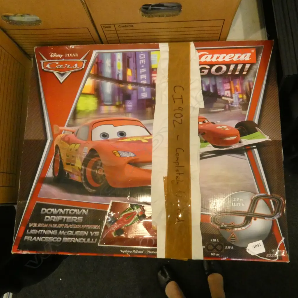 DISNEY PIXAR CARRERA GO!!! DOWNTOWN DRIFTERS SET boxed, unused Image 1++