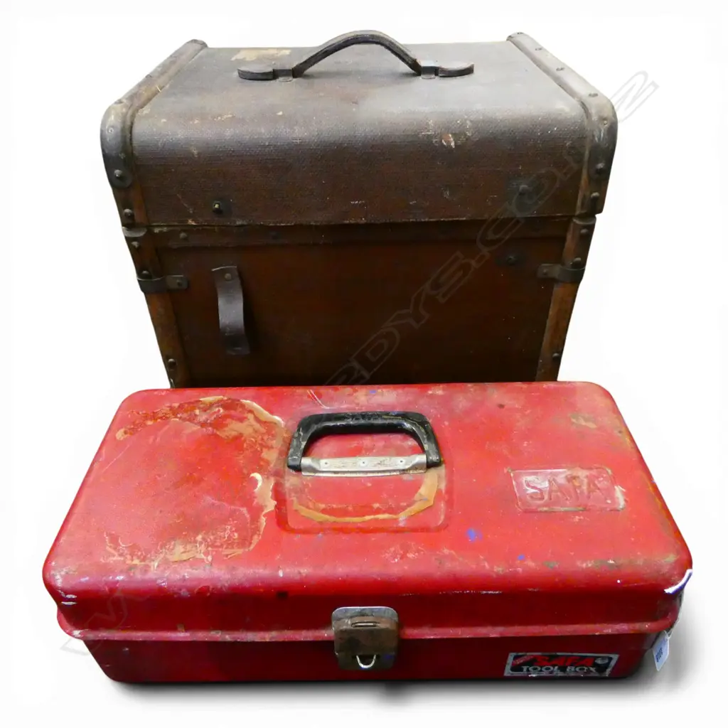 RED TOOL BOX W.500mm + TRUNK (OLD BORER) W.465mm Image 1++