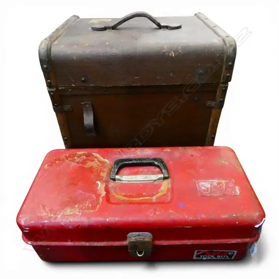 RED TOOL BOX W.500mm + TRUNK (OLD BORER) W.465mm