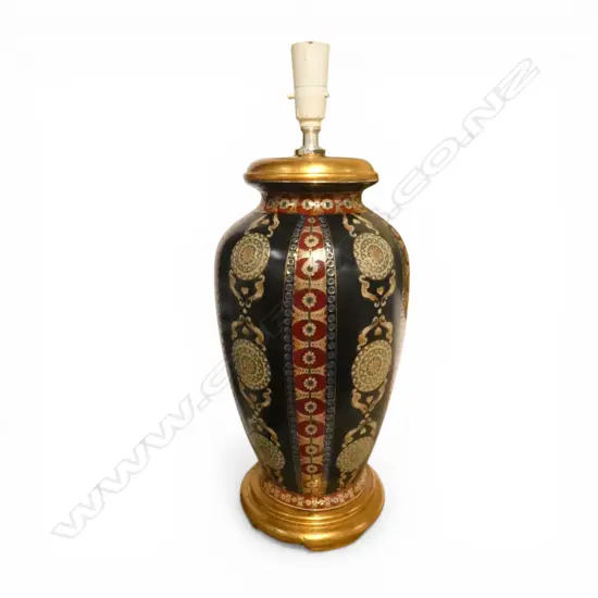 ORIENTAL TABLE LAMP, BASE ONLY H.525mm