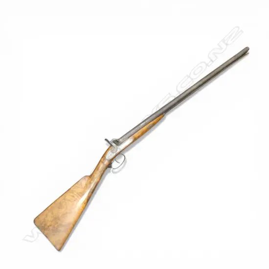 JOHN STEELE LIVERPOOL' double barrel percussion shotgun. No licence required. 