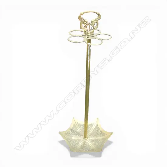  VINTAGE BRASS UMBRELLA STAND H.720mm