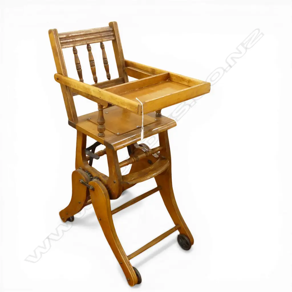 COLONIAL HIGH CHAIR CONVERTS TO ROCKING CHAIR H.925mm Image 1++