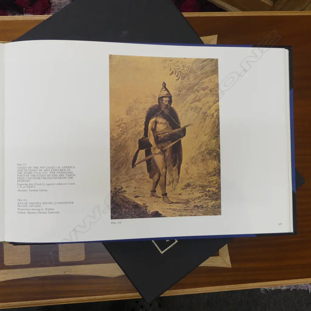 CASED BOOK; CAPTAIN COOKS ARTISTS IN THE PACIFIC 1769-1779 AVON FINE PRINTS 1969 Image 1++