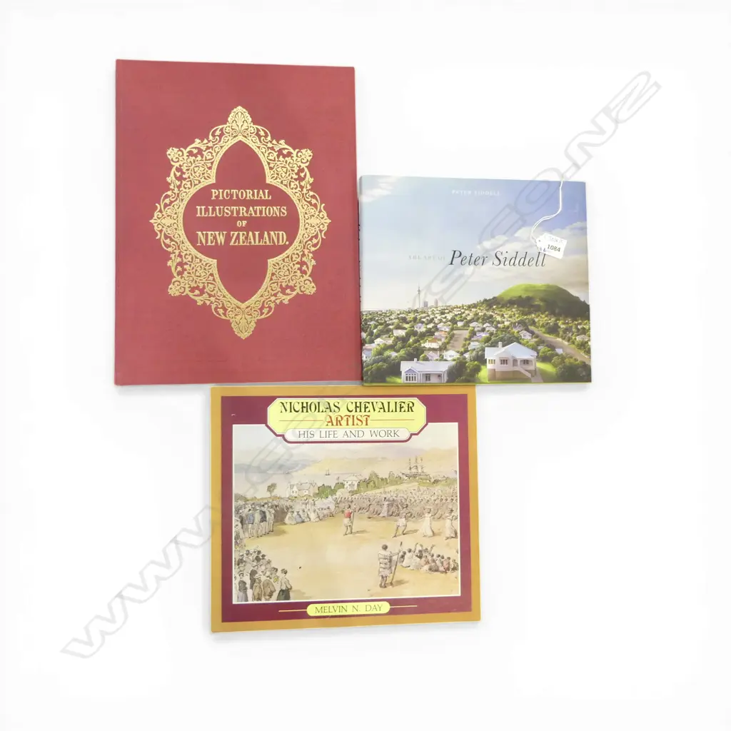 3 NZ ART BOOKS; PETER SIDDELL, NICHOLAS CHEVALIER, S. C. BREES Image 1++