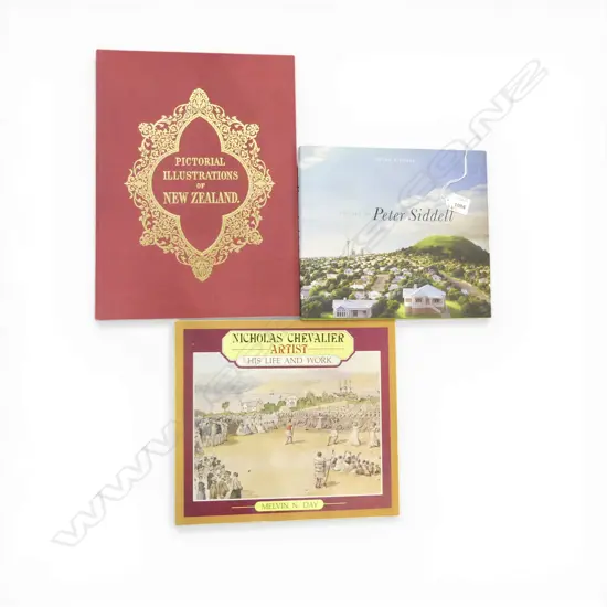 3 NZ ART BOOKS; PETER SIDDELL, NICHOLAS CHEVALIER, S. C. BREES