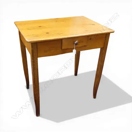 SMALL PINE HALL TABLE single drawer 705x520x720mm