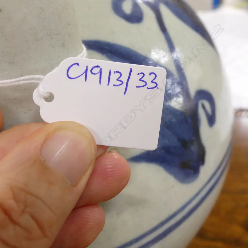 NICHOLAS BRANDON B/W POTTERY FLAGON H.280mm Image 1++