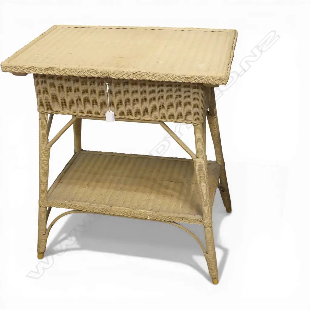 LLOYD LOOM TABLE hinged top, unmarked 650x400x730mm Image 1++