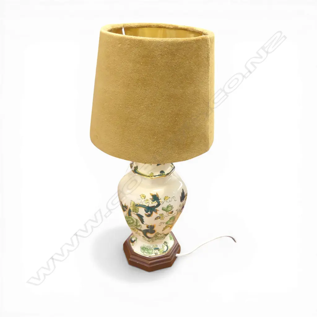 MASON'S 'CHARTREUSE' URN BASE TABLE LAMP H.420mm Image 1++