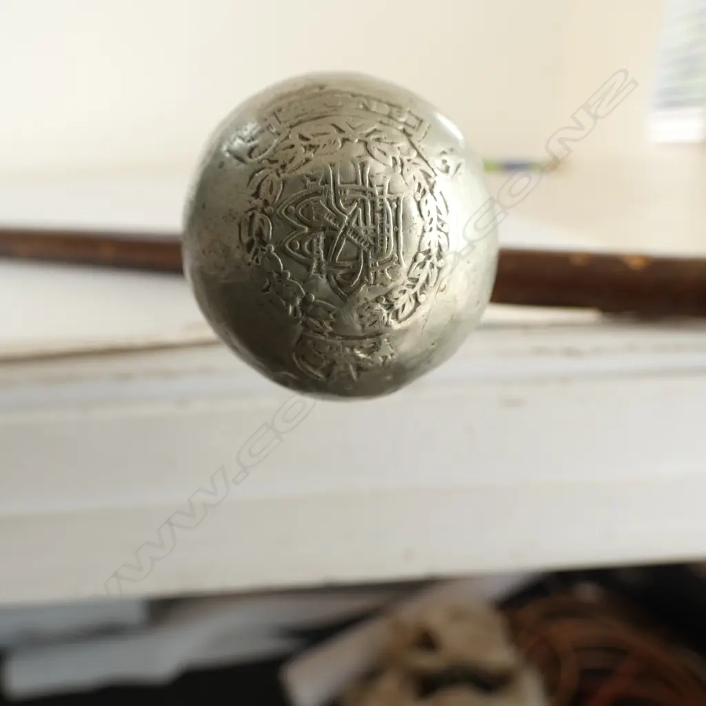 VINTAGE MILITARY SWAGGER STICK: 'INDIAN ENGINEERS' + OTHER  Image 1++