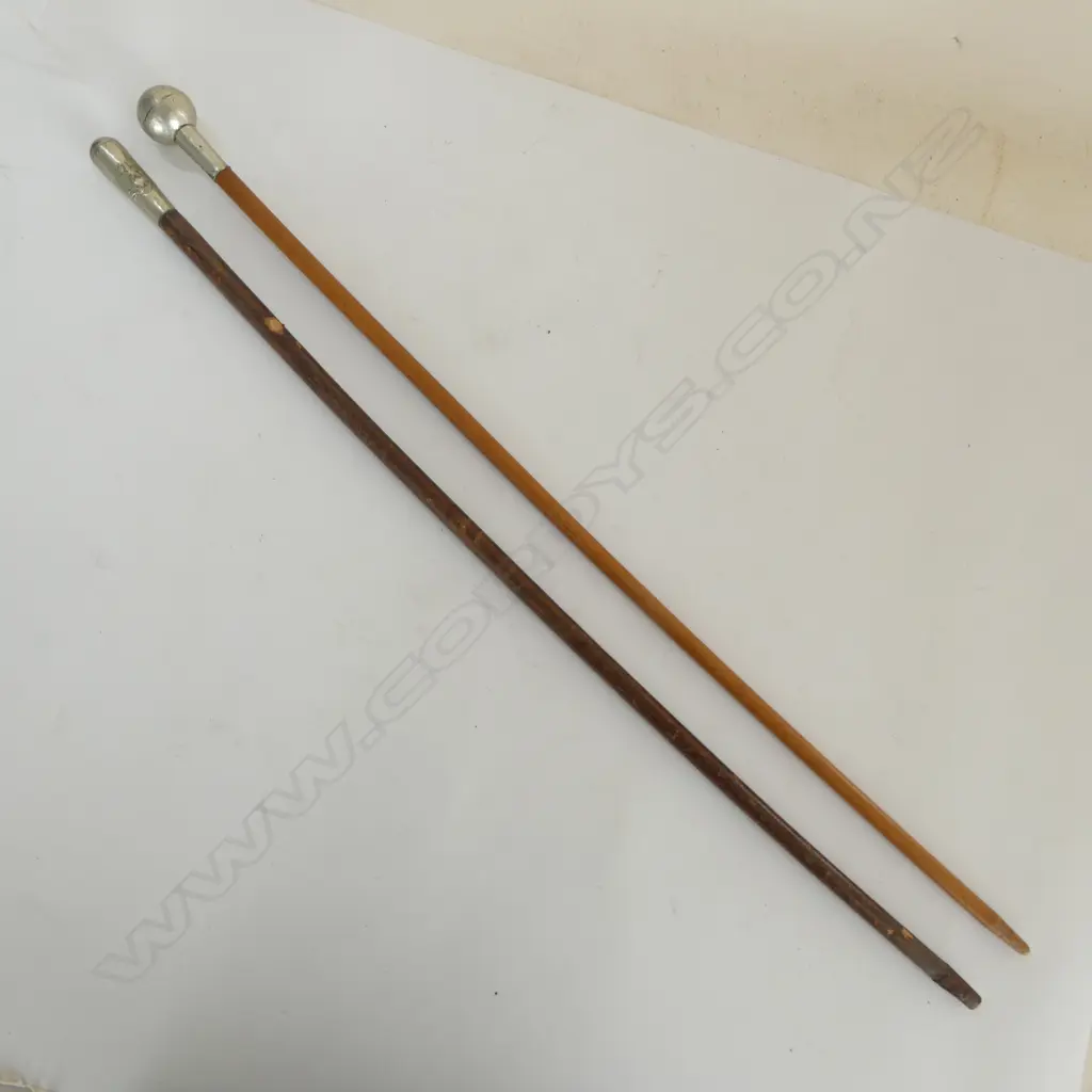 VINTAGE MILITARY SWAGGER STICK: 'INDIAN ENGINEERS' + OTHER  Image 1++