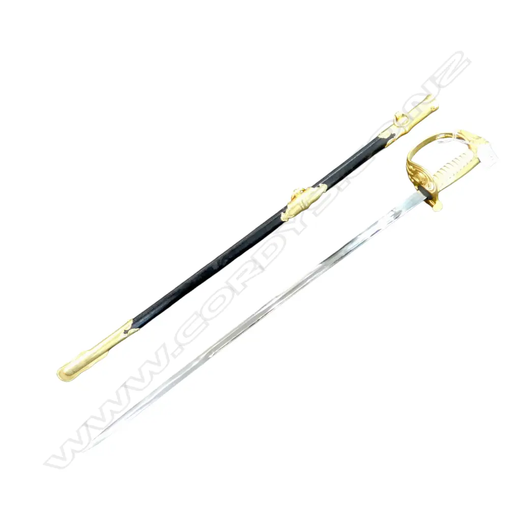 THAI? CEREMONIAL SWORD & SCABBARD L.880mm Image 1++